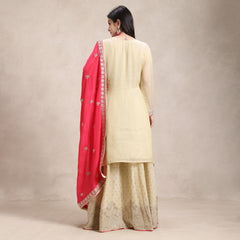 La Radi | Shimmer Suit | Pure Zardozi & Contrast Chiffon Dupatta
