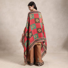 La Radi Shimmer Set | Coding, Hand & Gotta Work, Crepe Print Dupatta