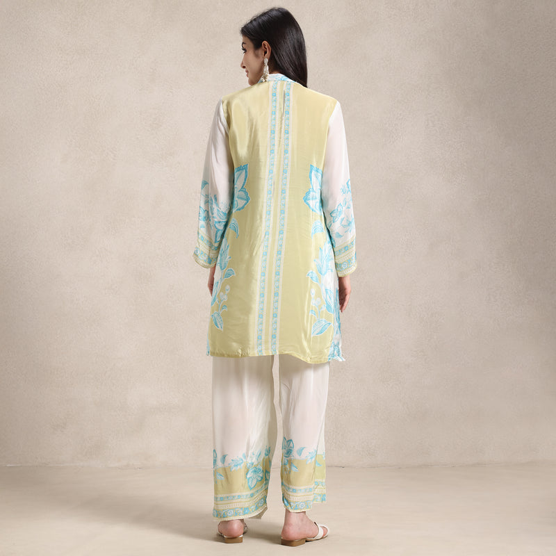 La Radi | Gulmohar Grace Kurta Set | Pure Crepe Co‑ord Set