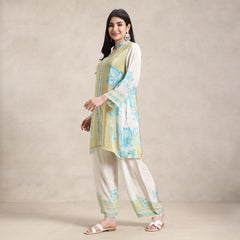 La Radi | Gulmohar Grace Kurta Set | Pure Crepe Co‑ord Set