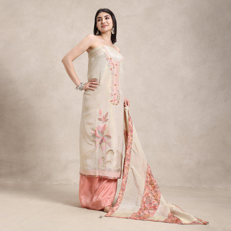 La Radi pure silk bottom fabric texture