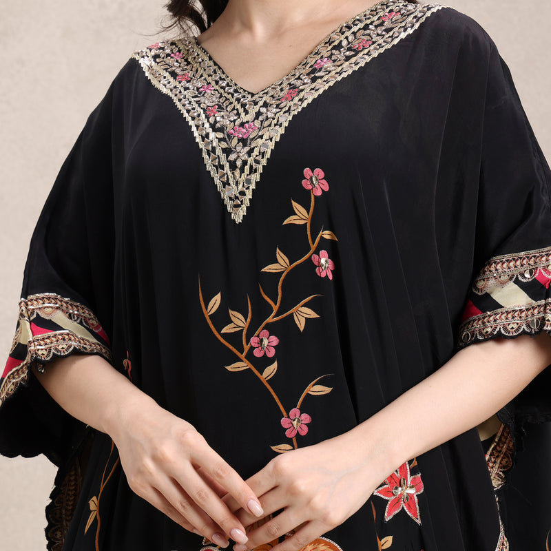 lightweight festive kaftan pant set for wedding guest